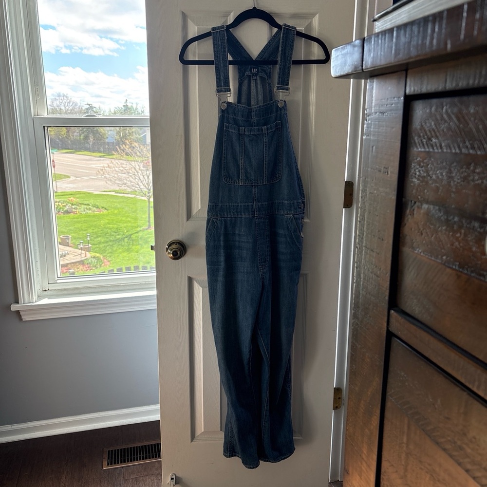 GAP Blue Denim Women's Overalls - Picture 7 of 12